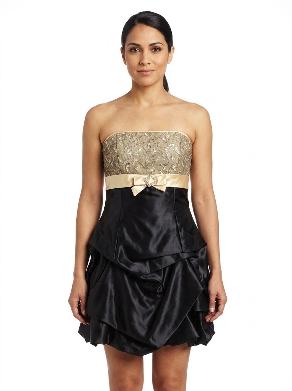 Vintage Jessica Mcclintock FOR Gunne Strapless Dress Women See Measurements